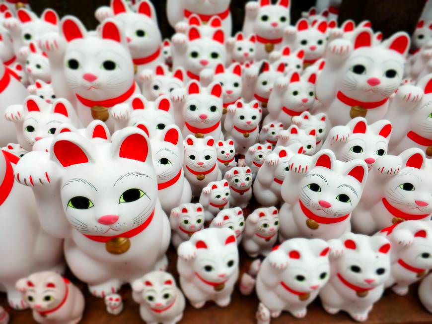 «I Maneki Neko di Gotokuji» - © roTokyo