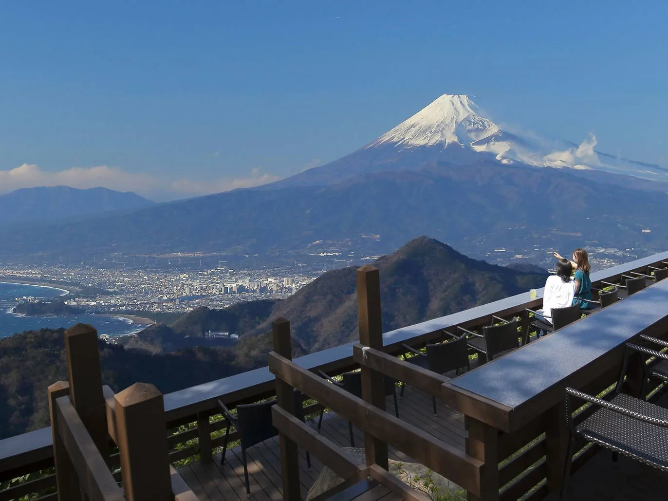 Mt. Fuji from Fujimi Terrace view point