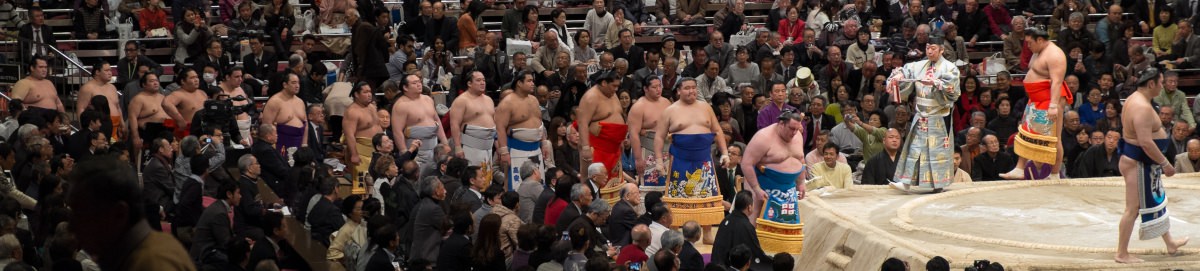 I lottatori entrano nell'arena