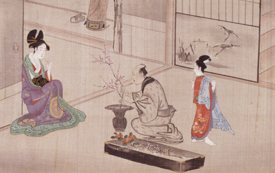 «Geisha» and her customer
